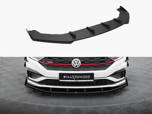Maxton Design Street PRO Front Splitter + Flaps Volkswagen Jetta GLI Mk7