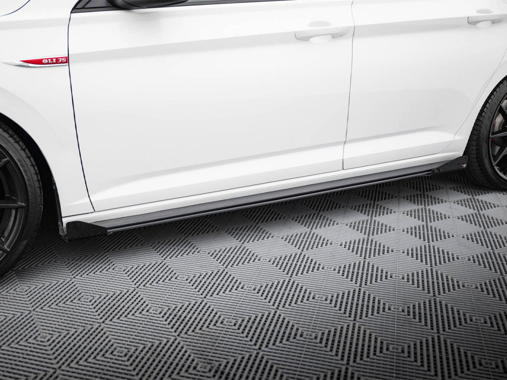 Maxton Design Street PRO Side Skirts Diffusers + Flaps Volkswagen Jetta GLI Mk7