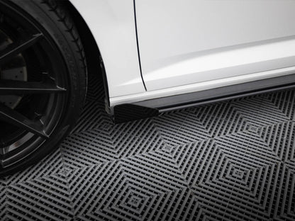 Maxton Design Street PRO Side Skirts Diffusers + Flaps Volkswagen Jetta GLI Mk7