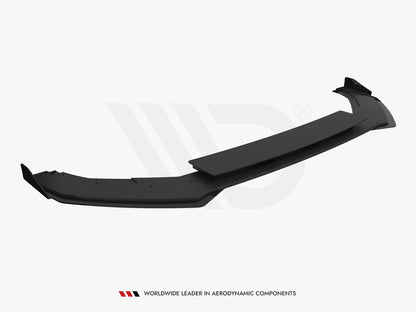 Maxton Design Street PRO Front Splitter V.1 + Flaps VW Golf R Mk7