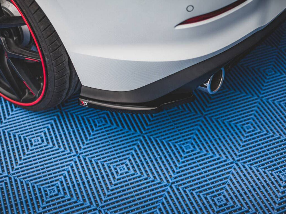 Maxton Design Rear Side Splitters V.1 Volkswagen Golf GTI / GTE / GTD Mk8 - Carbon Look