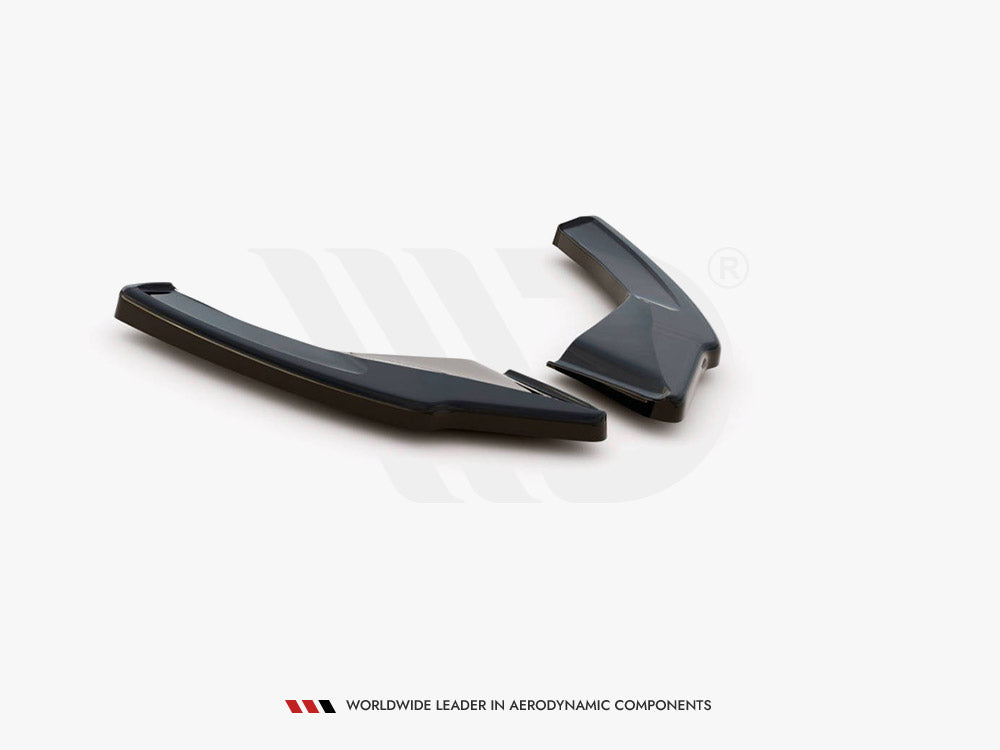 Maxton Design Rear Side Splitters V.1 Volkswagen Golf GTI / GTE / GTD Mk8 - Carbon Look