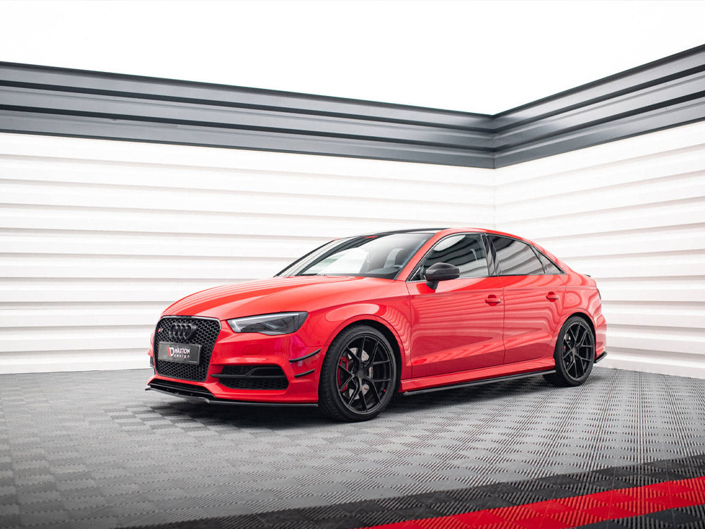 Maxton Design Side Skirts Diffusers V.1 Audi S3 / A3 S-Line 8V / 8V FL Sedan (2013-2020)