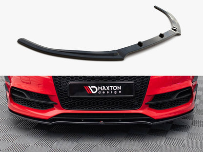 Maxton Design Front Splitter V.2 Audi S3 / A3 S-Line 8V Sedan / Cabrio (2013-2016)