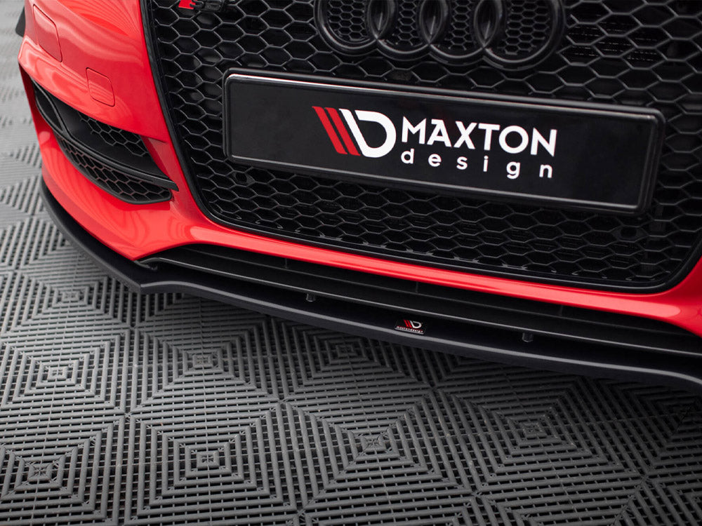Maxton Design Front Splitter V.2 Audi S3 / A3 S-Line 8V Sedan / Cabrio (2013-2016)