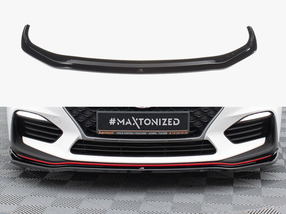 Maxton Design Front Splitter V.2 Hyundai I30 N Mk3 Hatchback / Fastback