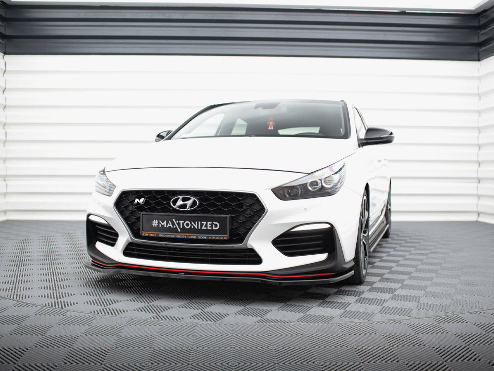 Maxton Design Front Splitter V.2 Hyundai I30 N Mk3 Hatchback / Fastback