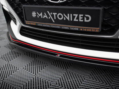 Maxton Design Front Splitter V.2 Hyundai I30 N Mk3 Hatchback / Fastback