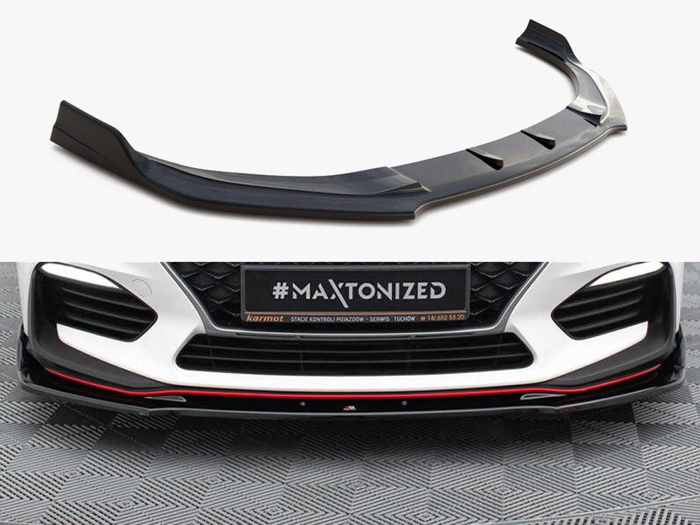 Maxton Design Front Splitter V.3 Hyundai I30 N Mk3 Hatchback / Fastback