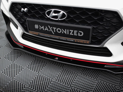 Maxton Design Front Splitter V.3 Hyundai I30 N Mk3 Hatchback / Fastback