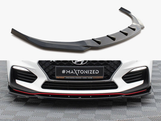 Maxton Design Front Splitter V.4 Hyundai I30 N Mk3 Hatchback / Fastback