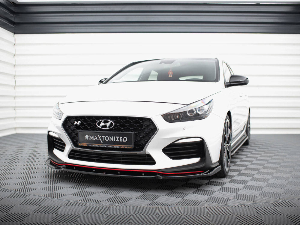 Maxton Design Front Splitter V.5 Hyundai I30 N Mk3 Hatchback / Fastback