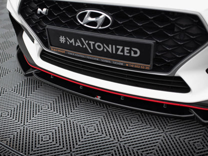 Maxton Design Front Splitter V.5 Hyundai I30 N Mk3 Hatchback / Fastback