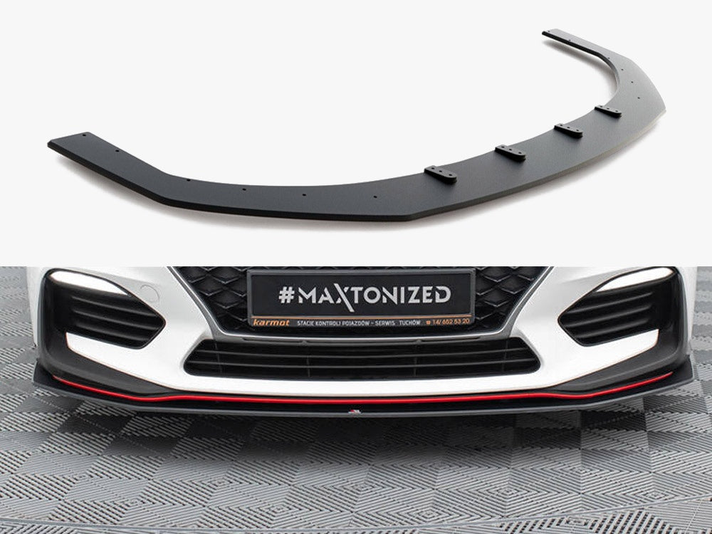 Maxton Design Street PRO Front Splitter Hyundai I30 N Mk3 Hatchback / Fastback