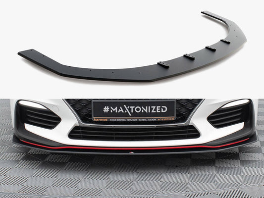 Maxton Design Street PRO Front Splitter Hyundai I30 N Mk3 Hatchback / Fastback