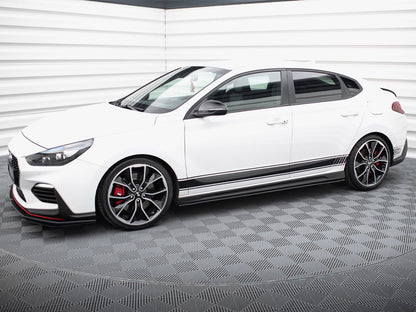 Maxton Design Street PRO Side Skirts Diffusers V.1 Hyundai I30 N Mk3 / Mk3 FL Hatchback / Fastback
