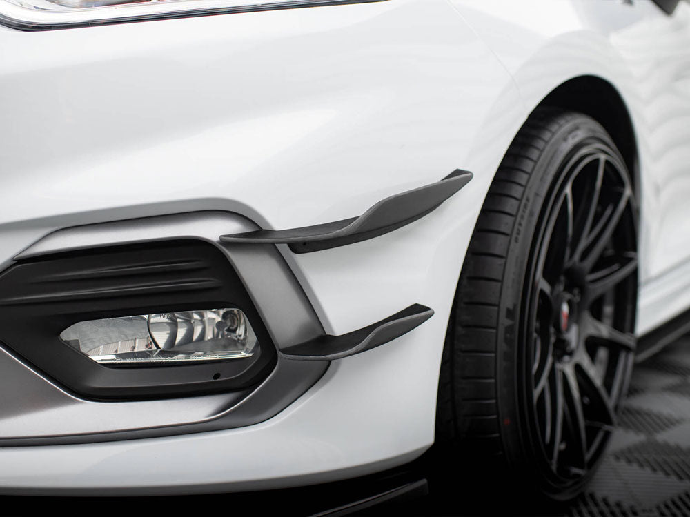 Maxton Design Front Bumper Wings (Canards) V.2 Ford Fiesta Mk8 ST / ST-Line