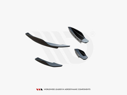 Maxton Design Front Bumper Wings (Canards) V.2 Ford Fiesta Mk8 ST / ST-Line