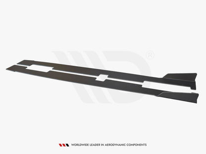 Maxton Design Racing Side Skirts Diffusers V.1 Ford Fiesta Mk8 ST / ST-Line