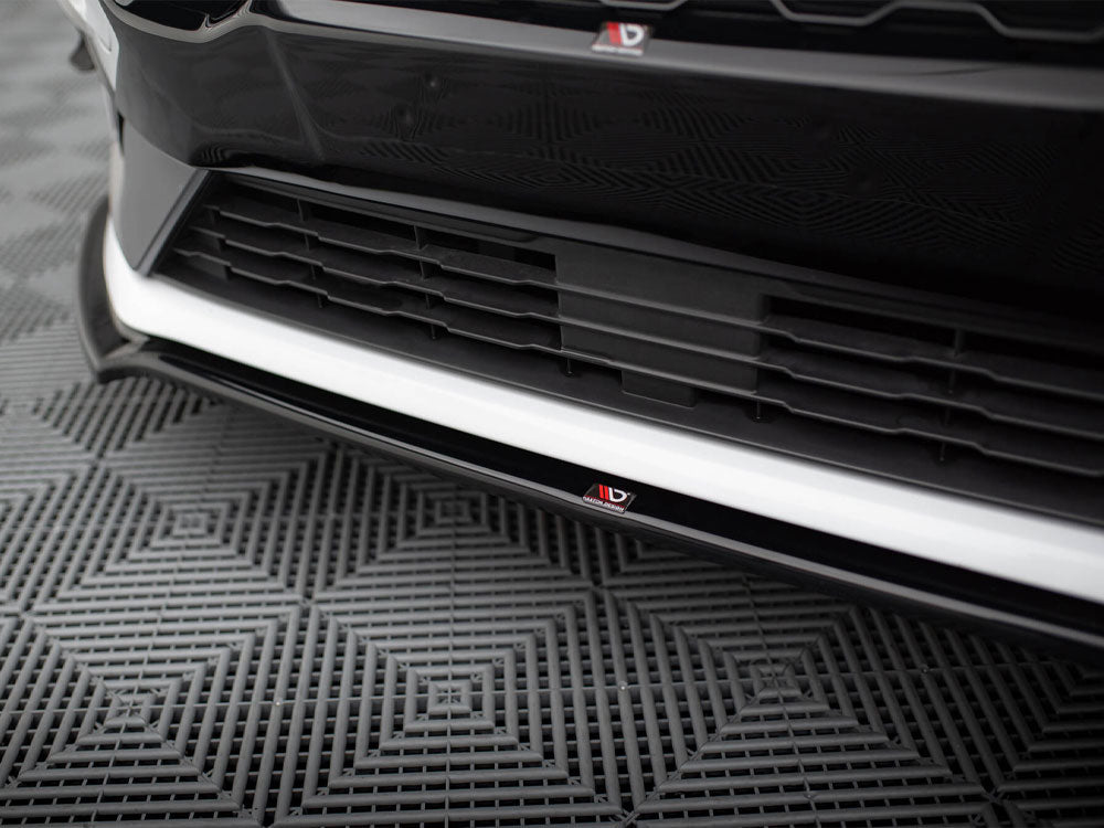 Maxton Design Front Splitter V.4 + Flaps Ford Fiesta ST / ST-Line Mk8