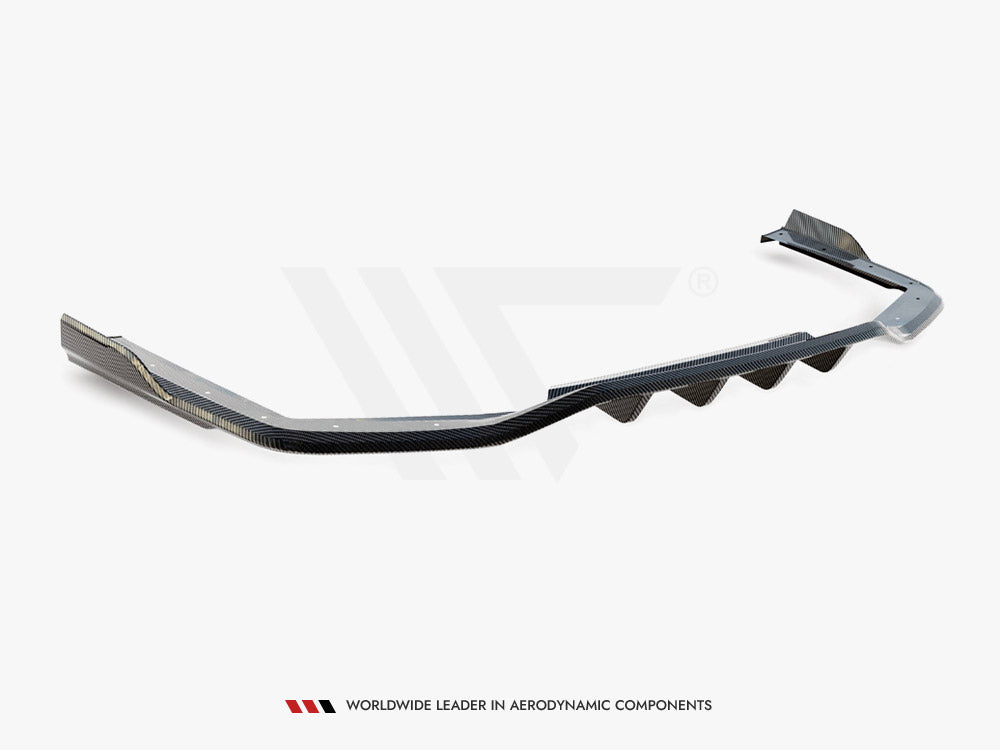 Maxton Design Prepreg Carbon Fiber Rear Splitter BMW 7 M-Pack G11 / G12 Facelift
