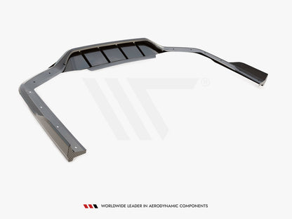 Maxton Design Prepreg Carbon Fiber Rear Splitter BMW 7 M-Pack G11 / G12 Facelift