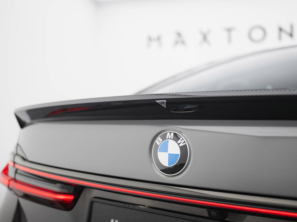 Maxton Design Prepreg Carbon Fiber Tailgate Spoiler BMW 7 G11 / G11 Facelift