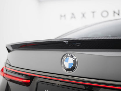 Maxton Design Prepreg Carbon Fiber Tailgate Spoiler BMW 7 G11 / G11 Facelift