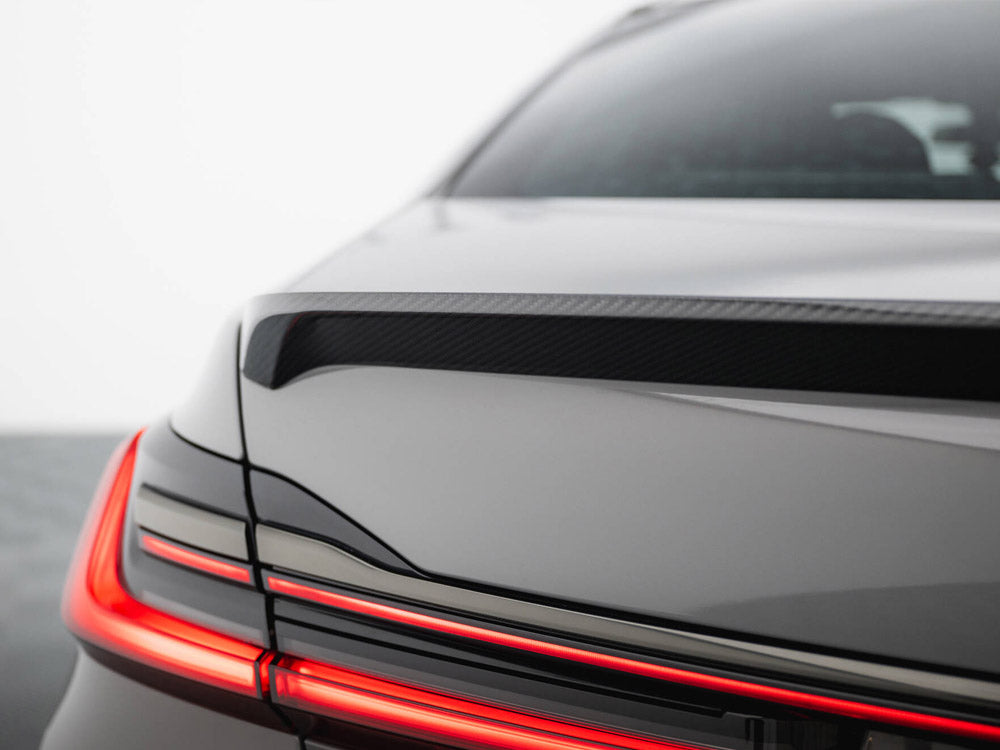 Maxton Design Prepreg Carbon Fiber Tailgate Spoiler BMW 7 G11 / G11 Facelift