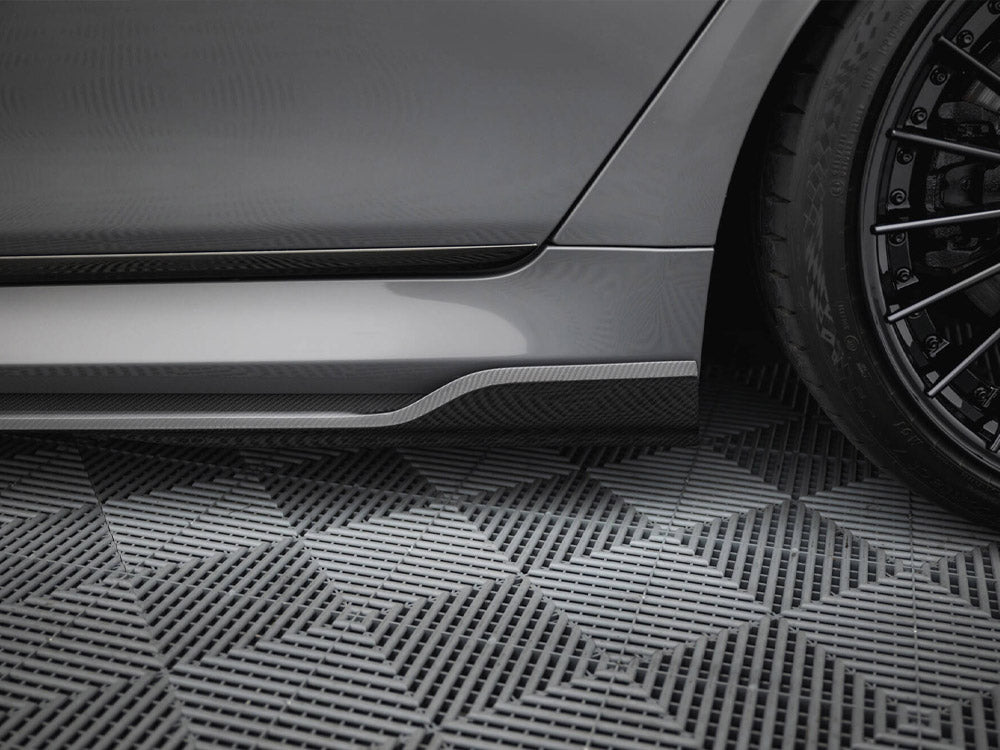 Maxton Design Carbon Fiber Side Skirts BMW 7 M-Pack G11 Facelift