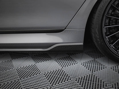 Maxton Design Carbon Fiber Side Skirts BMW 7 M-Pack G11 Facelift