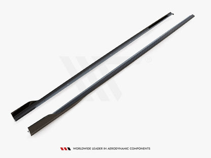 Maxton Design Carbon Fiber Side Skirts BMW 7 M-Pack G11 Facelift
