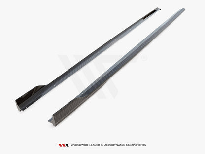 Maxton Design Carbon Fiber Side Skirts BMW 7 M-Pack G11 Facelift