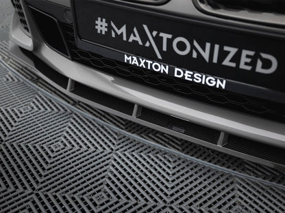Maxton Design Prepreg Carbon Fiber Front Splitter + ABS Splitter BMW 7 M-Pack G11 Facelift