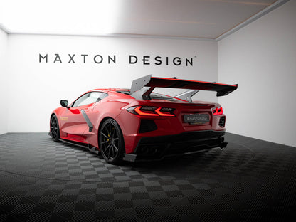 Maxton Design Carbon Spoiler + LED Chevrolet Corvette C8