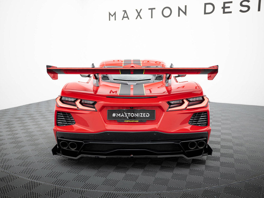 Maxton Design Carbon Spoiler + LED Chevrolet Corvette C8