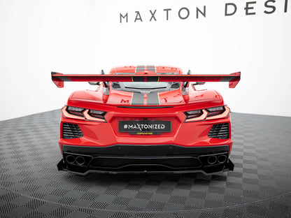 Maxton Design Carbon Spoiler + LED Chevrolet Corvette C8