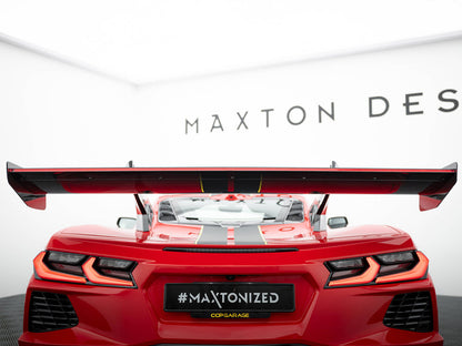 Maxton Design Carbon Spoiler + LED Chevrolet Corvette C8