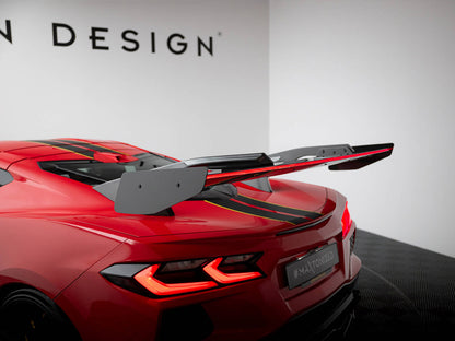 Maxton Design Carbon Spoiler + LED Chevrolet Corvette C8