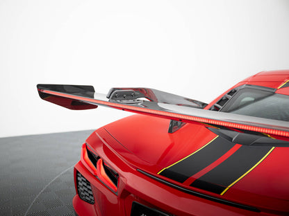 Maxton Design Carbon Spoiler + LED Chevrolet Corvette C8