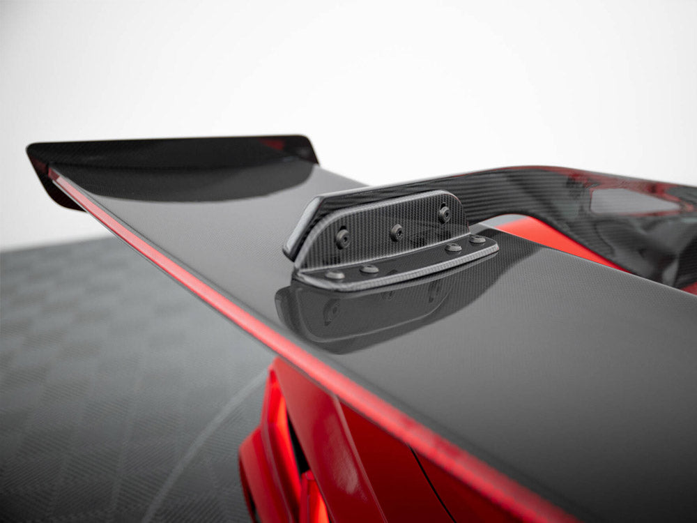 Maxton Design Carbon Spoiler + LED Chevrolet Corvette C8