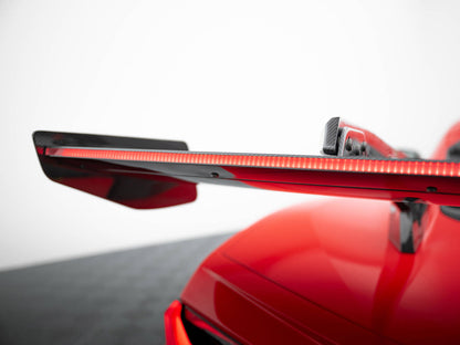 Maxton Design Carbon Spoiler + LED Chevrolet Corvette C8