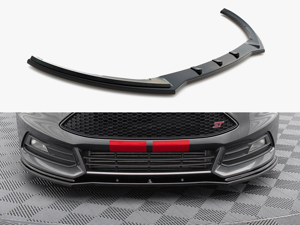 Maxton Design Front Splitter V.1 Ford Focus ST Mk3 FL