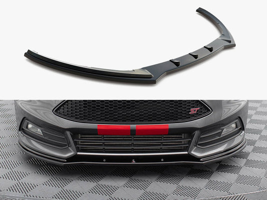 Maxton Design Front Splitter V.1 Ford Focus ST Mk3 FL