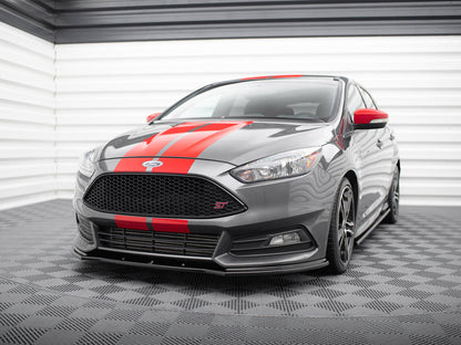Maxton Design Front Splitter V.1 Ford Focus ST Mk3 FL