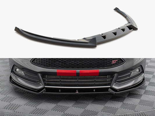Maxton Design Front Splitter V.4 Ford Focus ST Mk3 FL