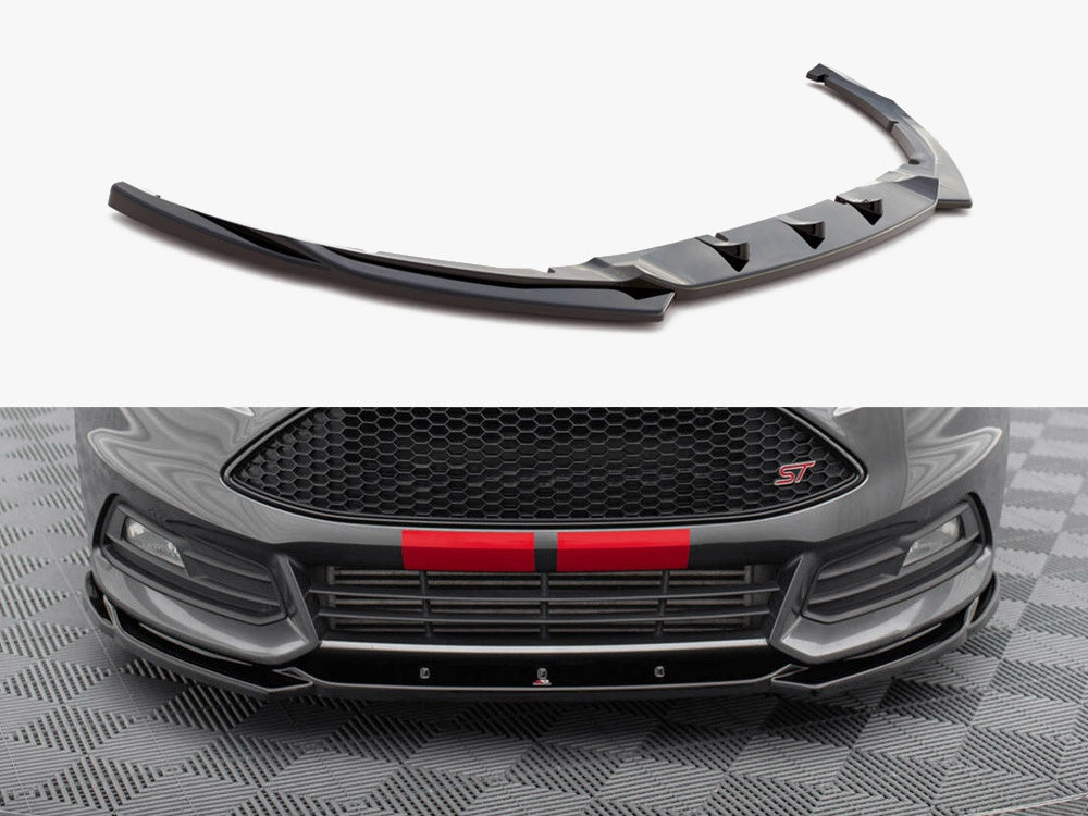 Maxton Design Front Splitter V.5 Ford Focus ST Mk3 Facelift