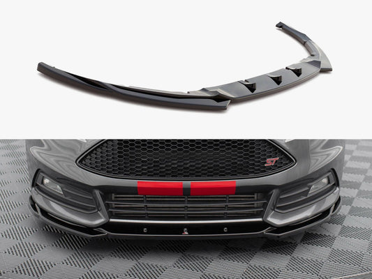 Maxton Design Front Splitter V.5 Ford Focus ST Mk3 Facelift