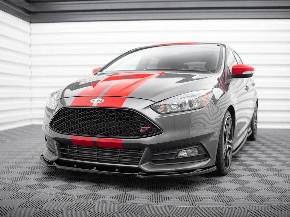 Maxton Design Front Splitter V.5 Ford Focus ST Mk3 Facelift