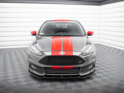 Maxton Design Front Splitter V.5 Ford Focus ST Mk3 Facelift